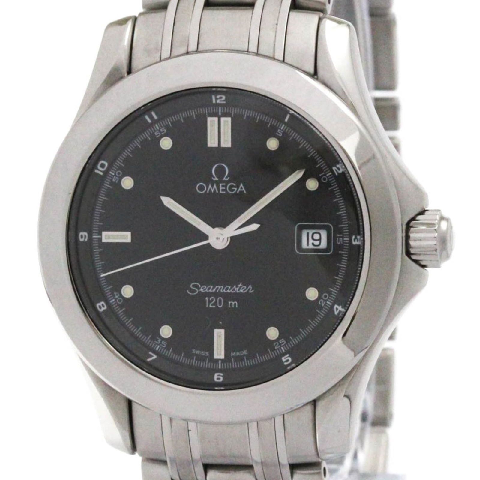 Wristwatch Omega: Wristwatch Omega This listing features Wristwatch Omega. Item specifics are provided below. Item Specifics: Brand: Omega Type: Wristwatch Style: Sport Material (Case): Stainless Steel Material (Band):