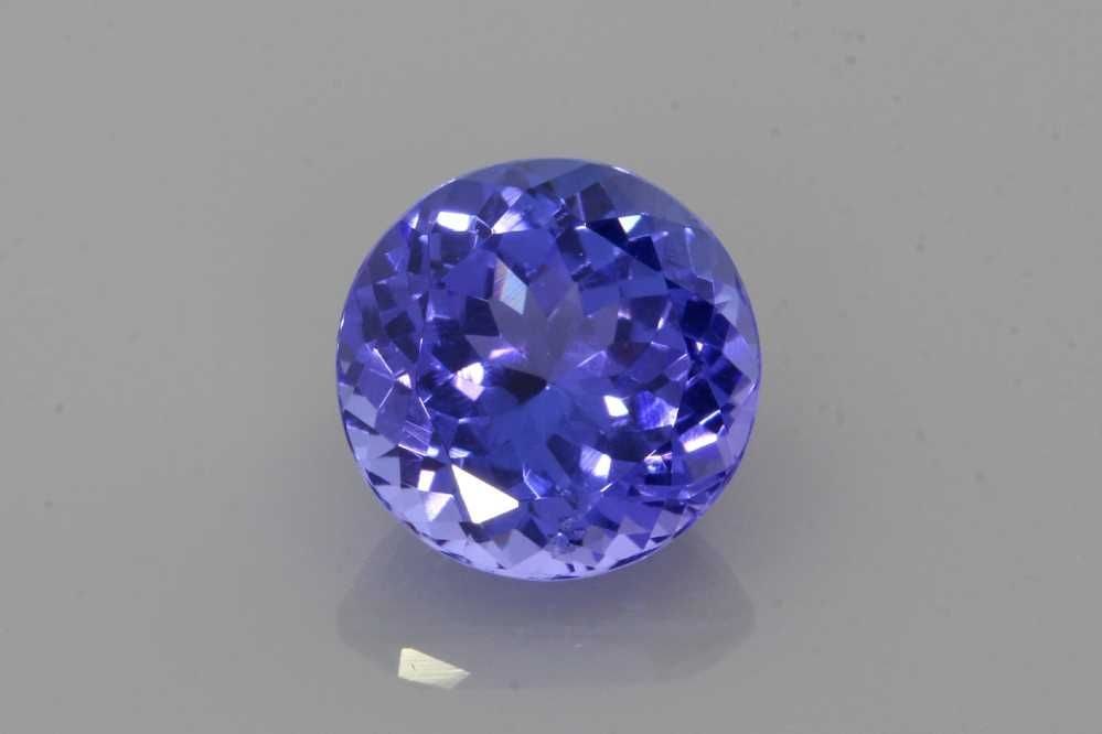 Loose Tanzanite Gemstone - Round 2.33ct Purple EC (1 of 1)
