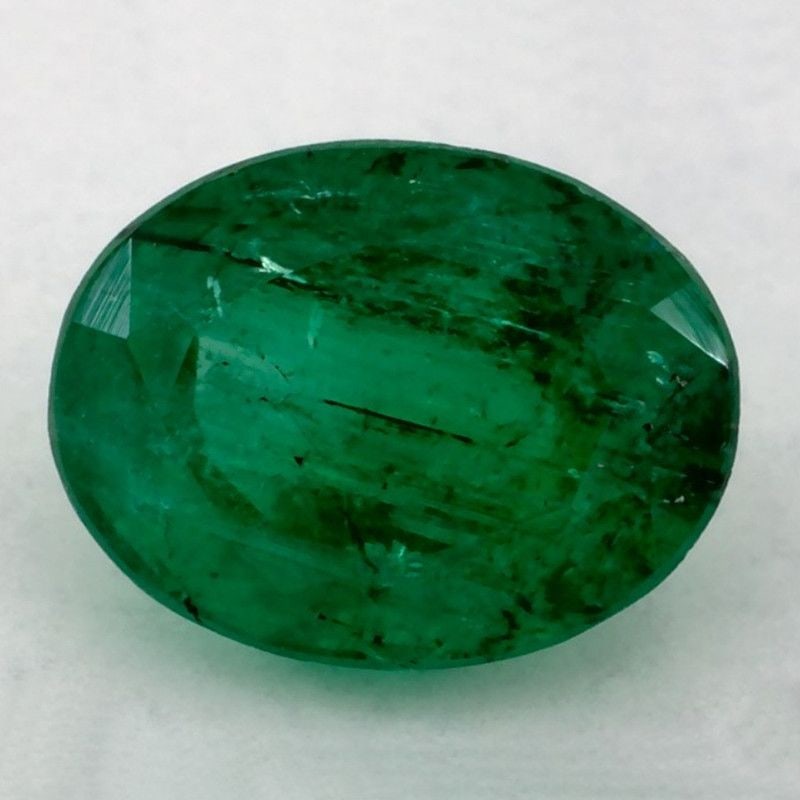 Loose Emerald Gemstone - Oval 1.25ct Green SI (1 of 1)