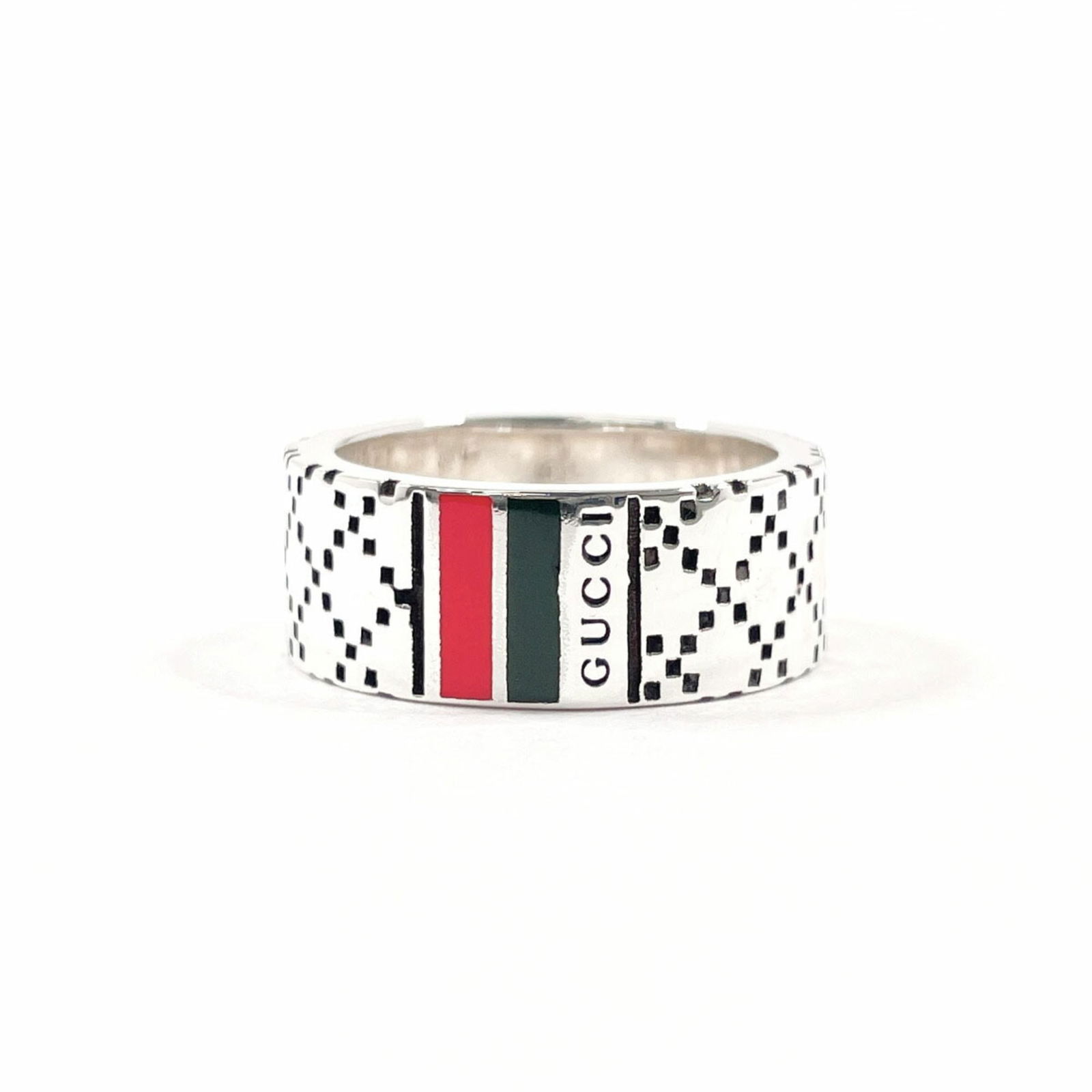 Women's - GUCCI Diamantissima Sherry Line Ring - 925 Sterling Silver - Size 11.5: Women's - GUCCI Diamantissima Sherry Line Ring - 925 Sterling Silver - Size 11.5 This listing features Women's - GUCCI Diamantissima Sherry Line Ring - 925 Sterling Silver - Size 11.5. Item specifics