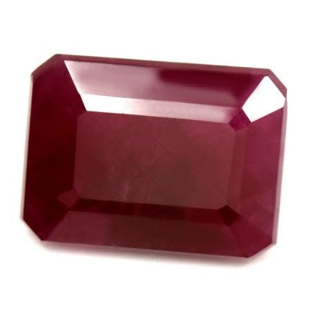 Loose Ruby Gemstone - GIA Emerald 4.41ct Red SI (1 of 1)