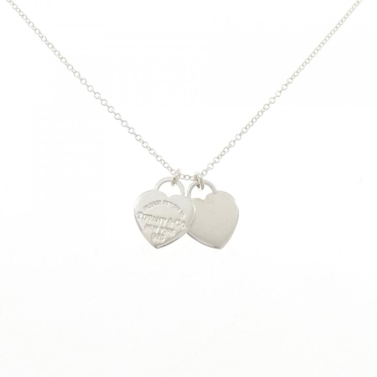 Necklace Tiffany Return to Double Heart Mini: Necklace Tiffany Return to Double Heart Mini This listing features Necklace Tiffany Return to Double Heart Mini. Item specifics are provided below. Item Specifics: Brand: Tiffany Necklace Type: Neckla