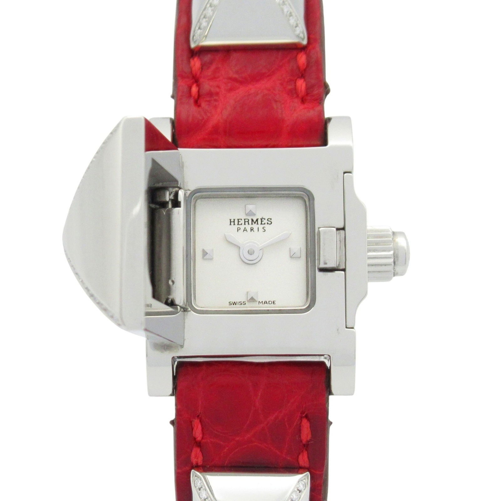 Wristwatch Hermes: Wristwatch Hermes This listing features Wristwatch Hermes. Item specifics are provided below. Item Specifics: Brand: Hermes Type: Wristwatch Gender: Women Material (Case): Stainless Steel Material (Ba