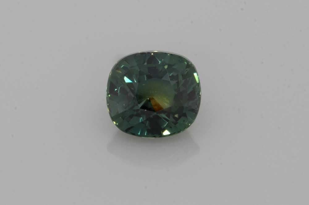 Loose Sapphire Gemstone - Cushion 1.4ct Teal EC: Loose Sapphire Gemstone - Cushion 1.4ct Teal EC This listing features Loose Sapphire Gemstone - Cushion 1.4ct Teal EC. Item specifics are provided below. Item Specifics: Type: Sapphire Carat: 1.4 Cut: