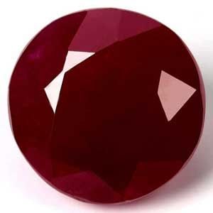Loose Ruby Gemstone - GIA Round 4.09ct Red SI (1 of 1)