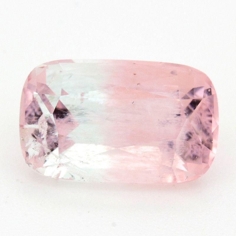 Loose Tourmaline Gemstone - ALGT Cushion 4.8ct Bi_Color MI (1 of 1)