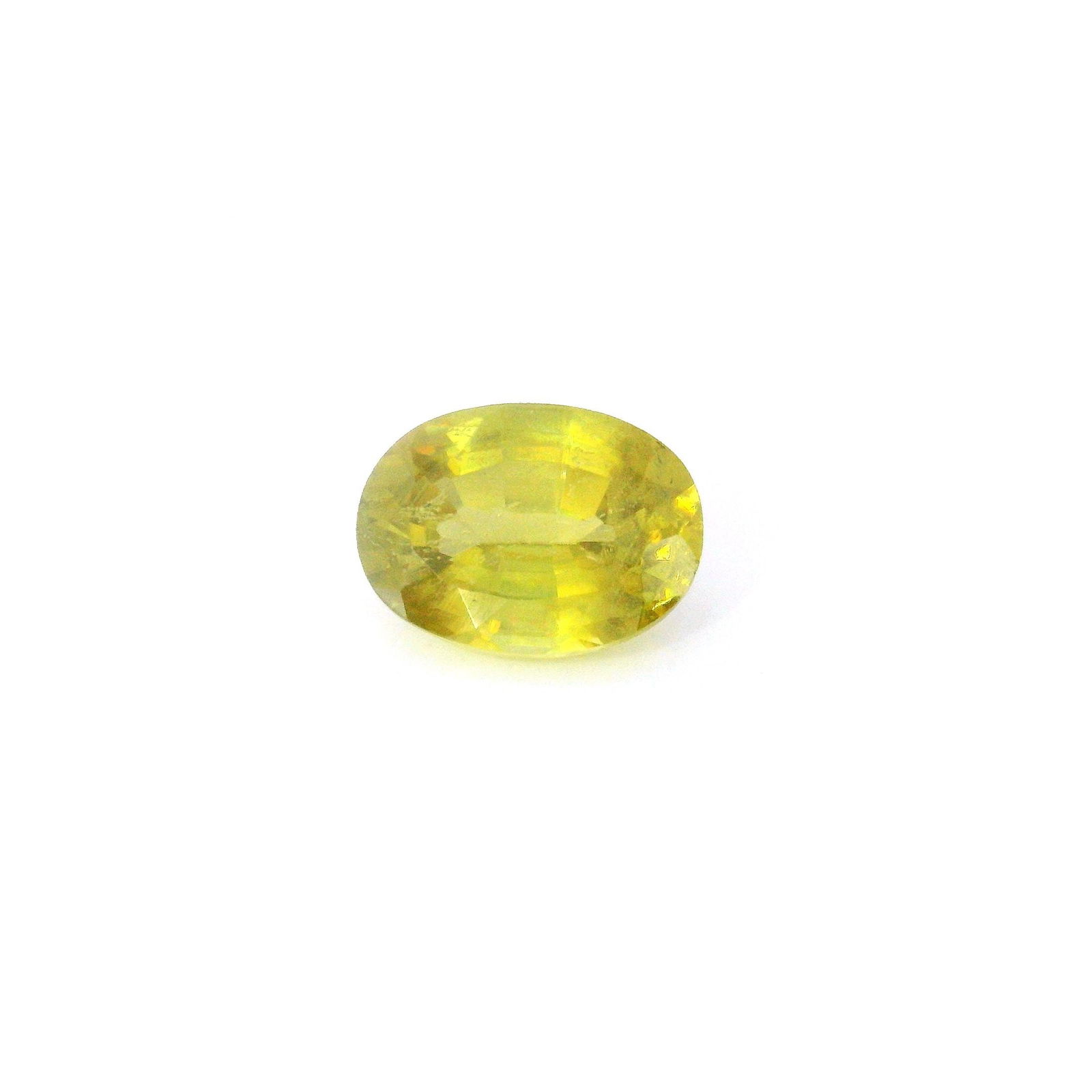 Loose Sphene Gemstone - GSI Oval 1.48ct Yellow SI (1 of 1)