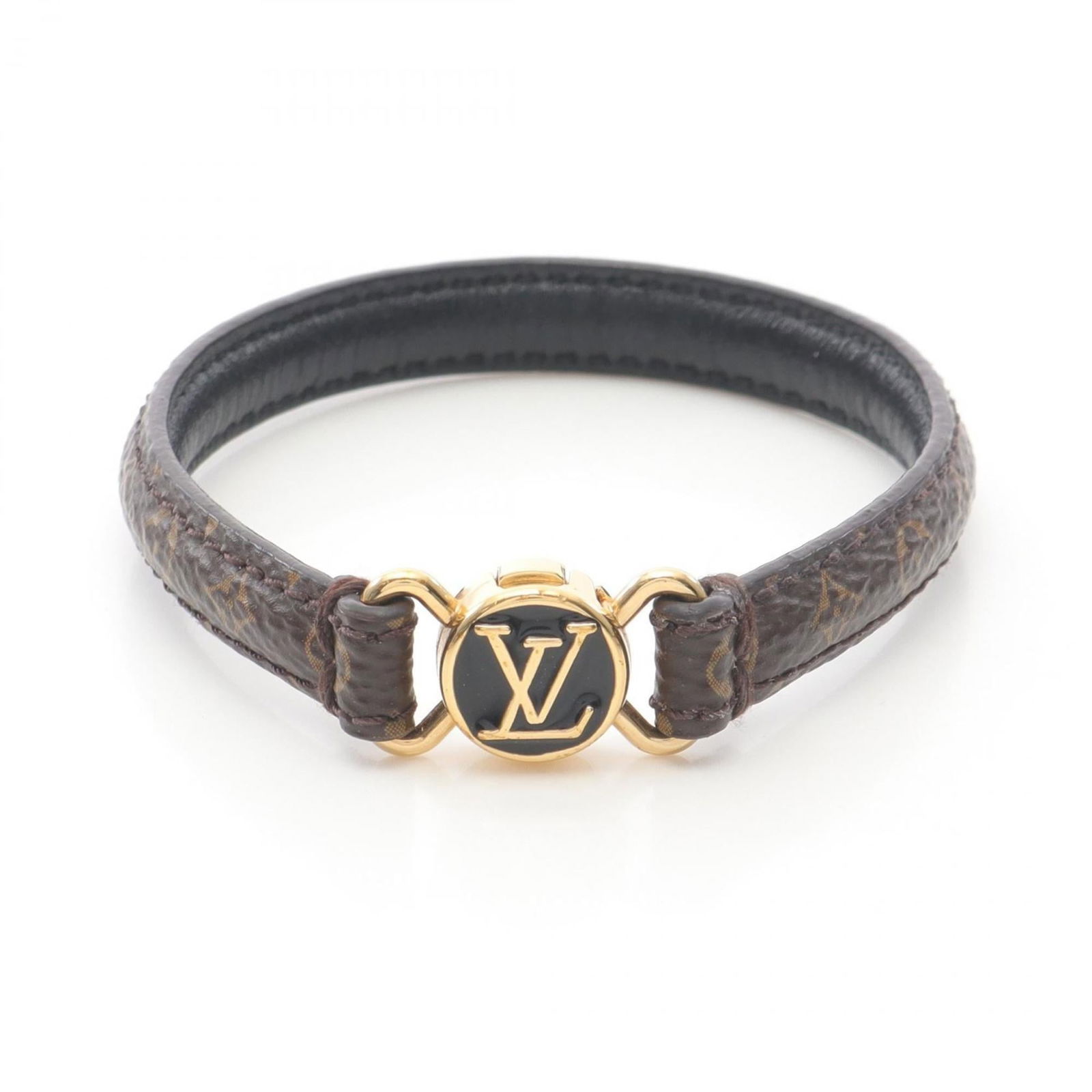 Leather - Louis Vuitton Charm Bracelet Gold Plating: Leather - Louis Vuitton Charm Bracelet Gold Plating This listing features Leather - Louis Vuitton Charm Bracelet Gold Plating. Item specifics are provided below. Item Specifics: Brand: Louis Vuitton T
