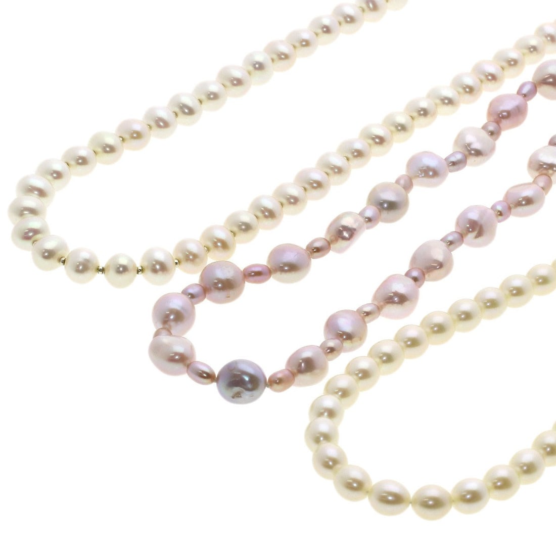 74.5g Tamsui Pearl 3-piece set Necklace Metal: 74.5g Tamsui Pearl 3-piece set Necklace Metal This listing features 74.5g Tamsui Pearl 3-piece set Necklace Metal. Item specifics are provided below. Item Specifics: Brand: SELECT JEWELRY Style: Neckl