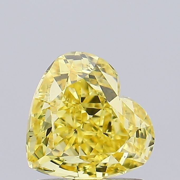 Loose Lab Diamond - IGI Heart 1.19ct Fancy Vivid Yellow VVS2: Loose Lab Diamond - IGI Heart 1.19ct Fancy Vivid Yellow VVS2 This listing features Loose Lab Diamond - IGI Heart 1.19ct Fancy Vivid Yellow VVS2. Item specifics are provided below. Item Specifics: