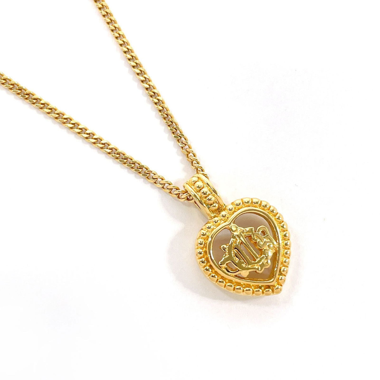 Women Christian Dior Heart Necklace in Gold for: Women Christian Dior Heart Necklace in Gold for This listing features Women Christian Dior Heart Necklace in Gold for. Item specifics are provided below. Item Specifics: Brand: Christian Dior