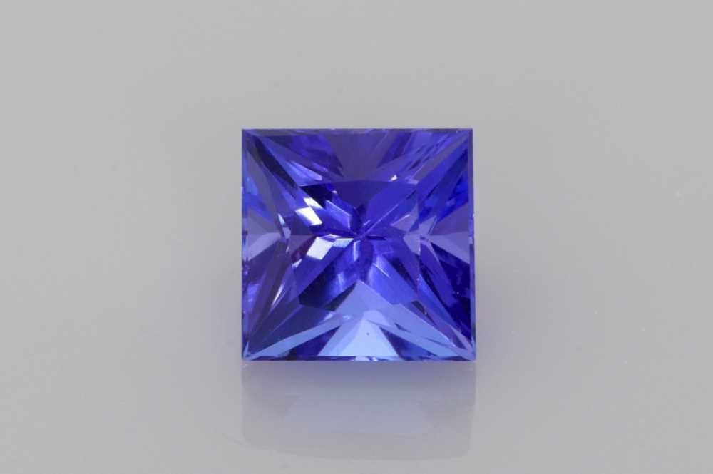 Loose Tanzanite Gemstone - Princess 1.68ct Blue EC (1 of 1)