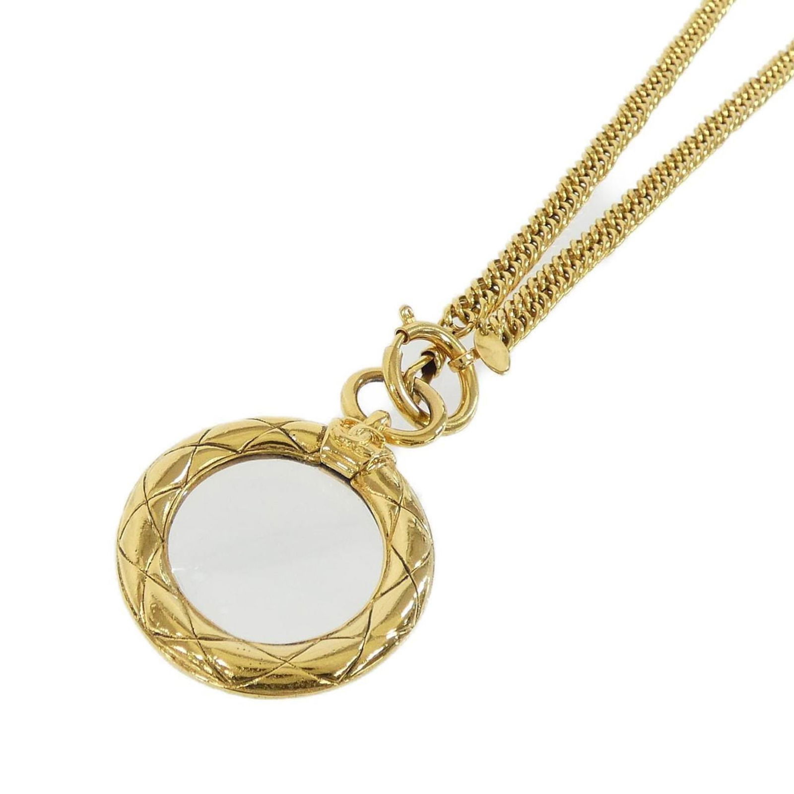 necklace Chanel: necklace Chanel This listing features necklace Chanel. Item specifics are provided below. Item Specifics: Brand: Chanel Necklace Type: Necklace Gender: Women Color: Gold Neck Circumference: 94 cm / 37