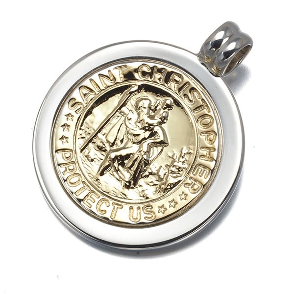 Silver Tiffany&Co. Pendant St. Christopher Coin 925 Sterling: Silver Tiffany&Co. Pendant St. Christopher Coin 925 Sterling This listing features Silver Tiffany&Co. Pendant St. Christopher Coin 925 Sterling. Item specifics are provided below. Item Specifics: Bran