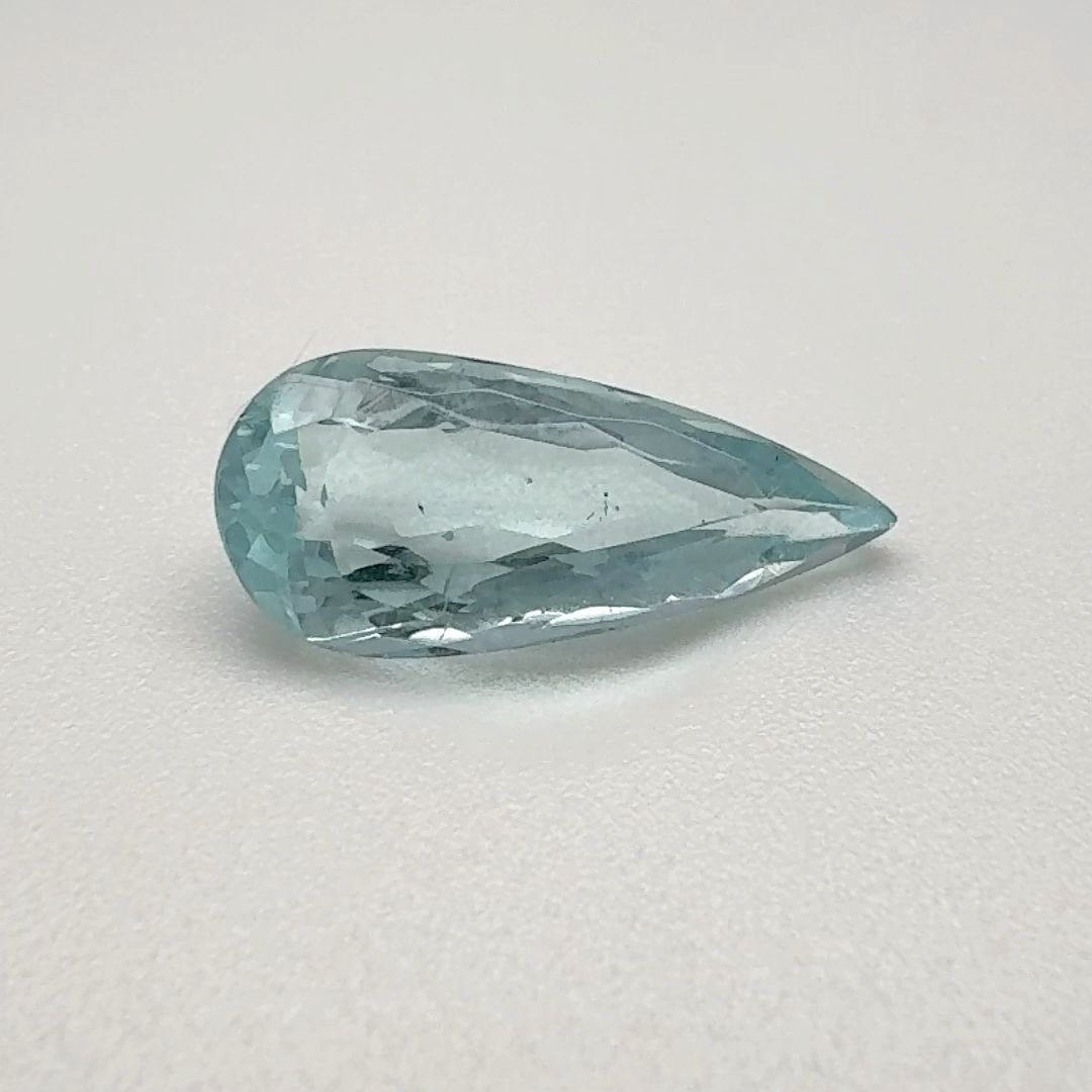 Loose Aquamarine Gemstone - Pear 2.195ct Blue EC: Loose Aquamarine Gemstone - Pear 2.195ct Blue EC This listing features Loose Aquamarine Gemstone - Pear 2.195ct Blue EC. Item specifics are provided below. Item Specifics: Type: Aquamarine Carat: 2.19