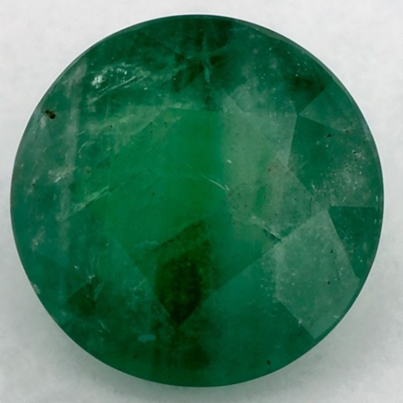 Loose Emerald Gemstone - Round 4.44ct Green SI (1 of 1)