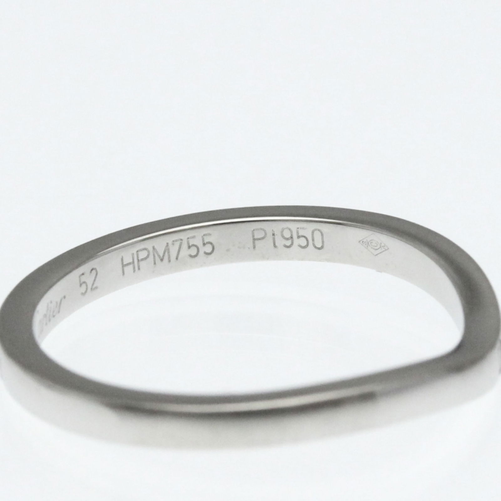 Platinum Cartier Band Ring - 6