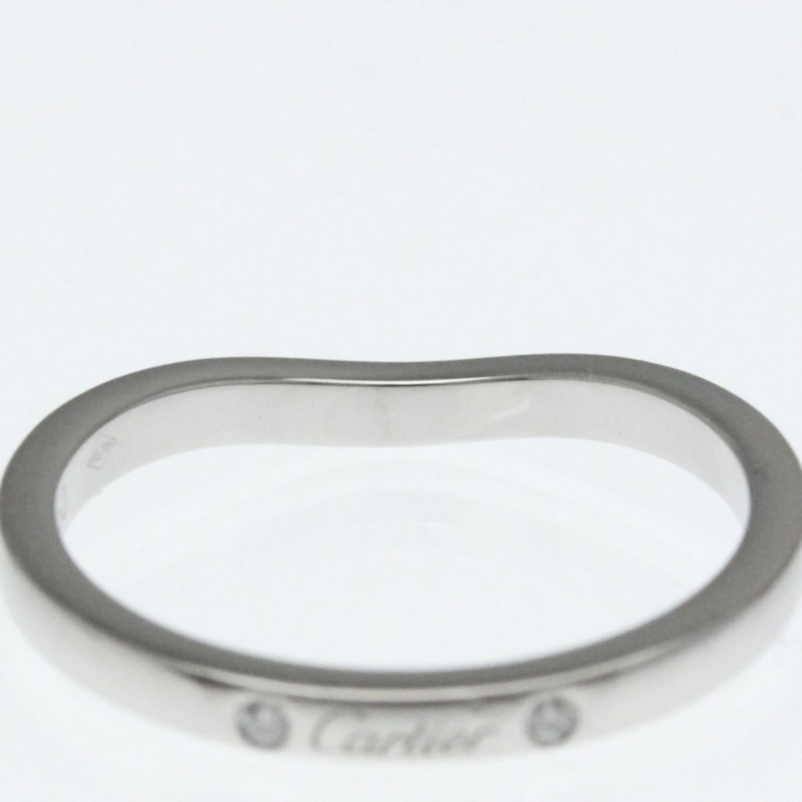 Platinum Cartier Band Ring - 7