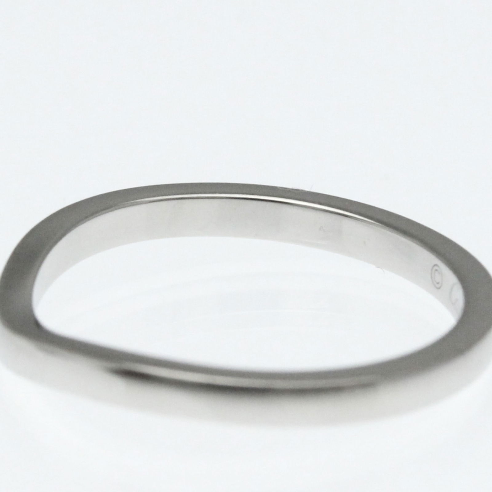 Platinum Cartier Band Ring - 8