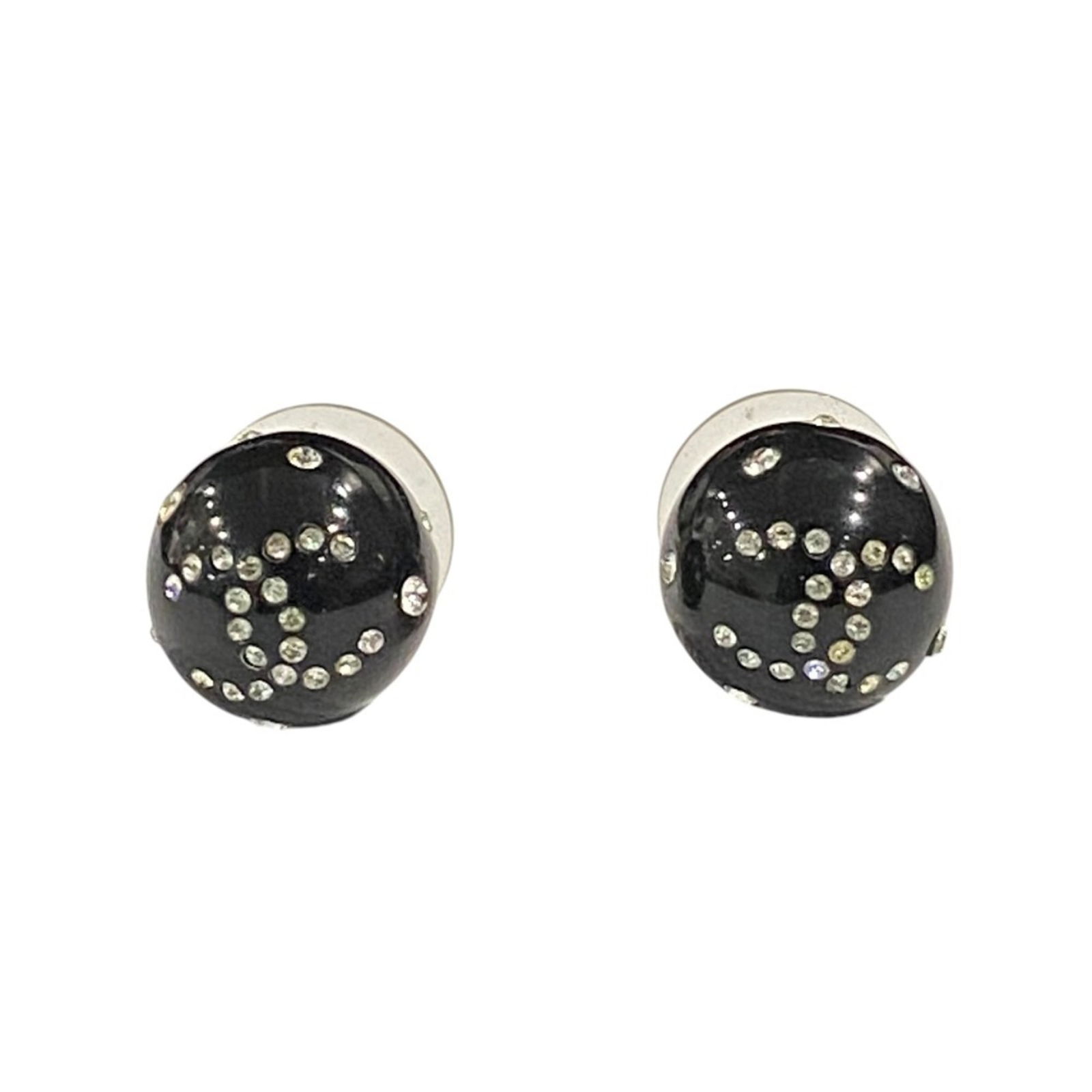 Rhinestone - Chanel Stud Earrings Plastic: Rhinestone - Chanel Stud Earrings Plastic This listing features Rhinestone - Chanel Stud Earrings Plastic. Item specifics are provided below. Item Specifics: Brand: Chanel Type: Stud Earrings Gender: