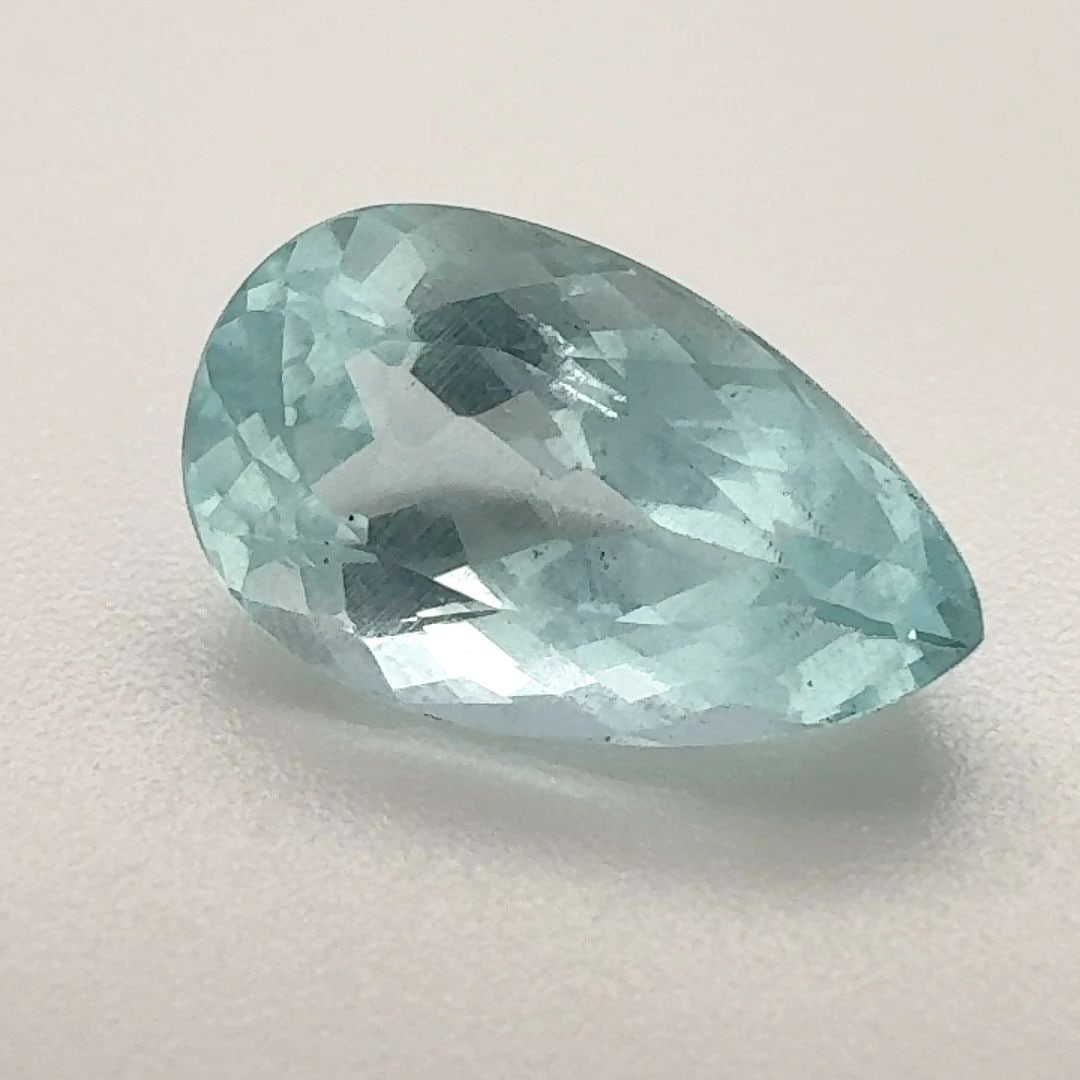Loose Aquamarine Gemstone - Pear 2.43ct Blue SI: Loose Aquamarine Gemstone - Pear 2.43ct Blue SI This listing features Loose Aquamarine Gemstone - Pear 2.43ct Blue SI. Item specifics are provided below. Item Specifics: Type: Aquamarine Carat: 2.43