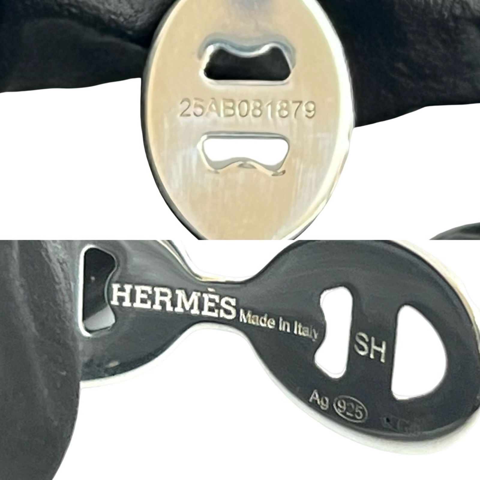 925 Hermes Bangle Silver - 2