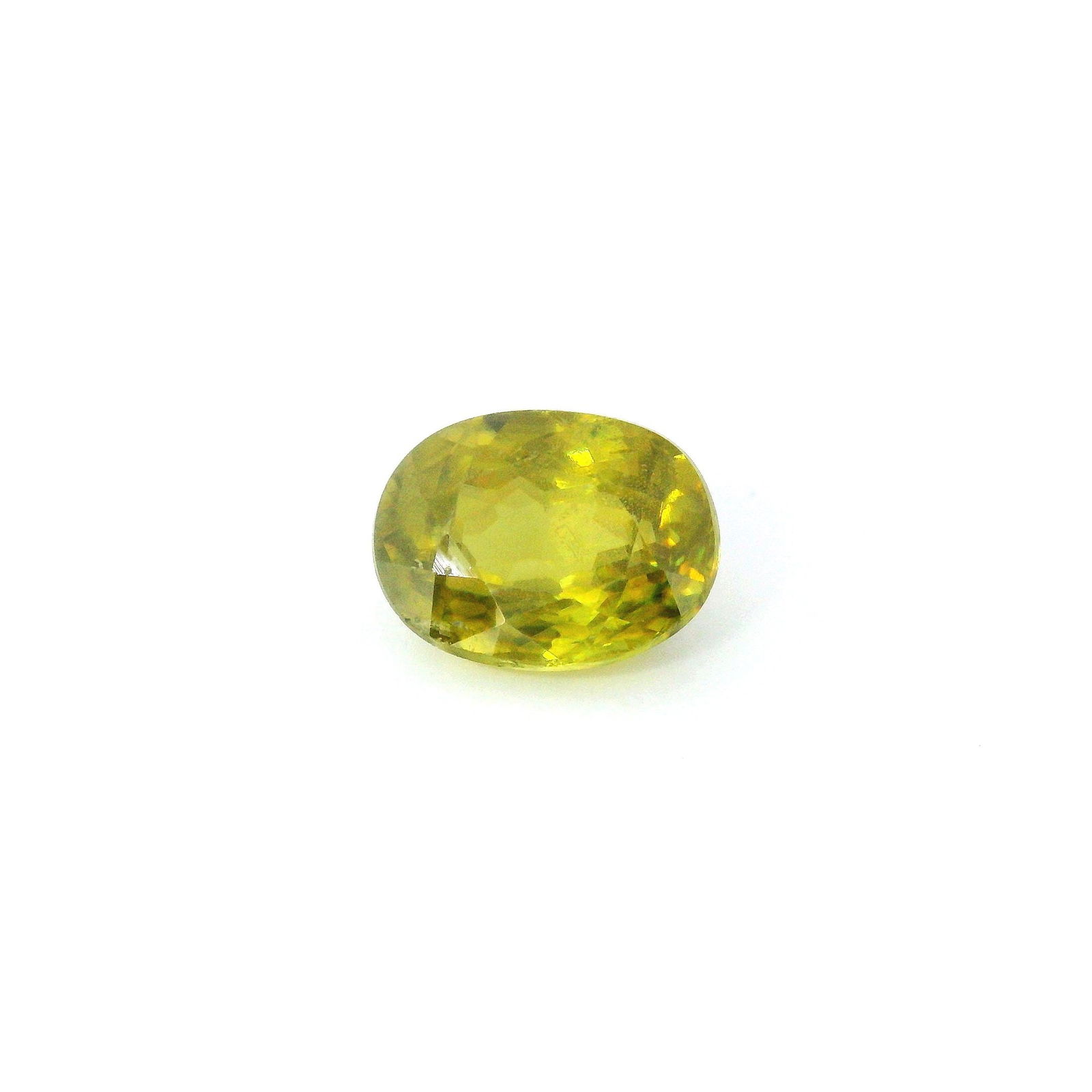 Loose Sphene Gemstone - GSI Oval 1.69ct Yellow SI: Loose Sphene Gemstone - GSI Oval 1.69ct Yellow SI This listing features Loose Sphene Gemstone - GSI Oval 1.69ct Yellow SI. Item specifics are provided below. Item Specifics: Type: Sphene Carat: 1.69