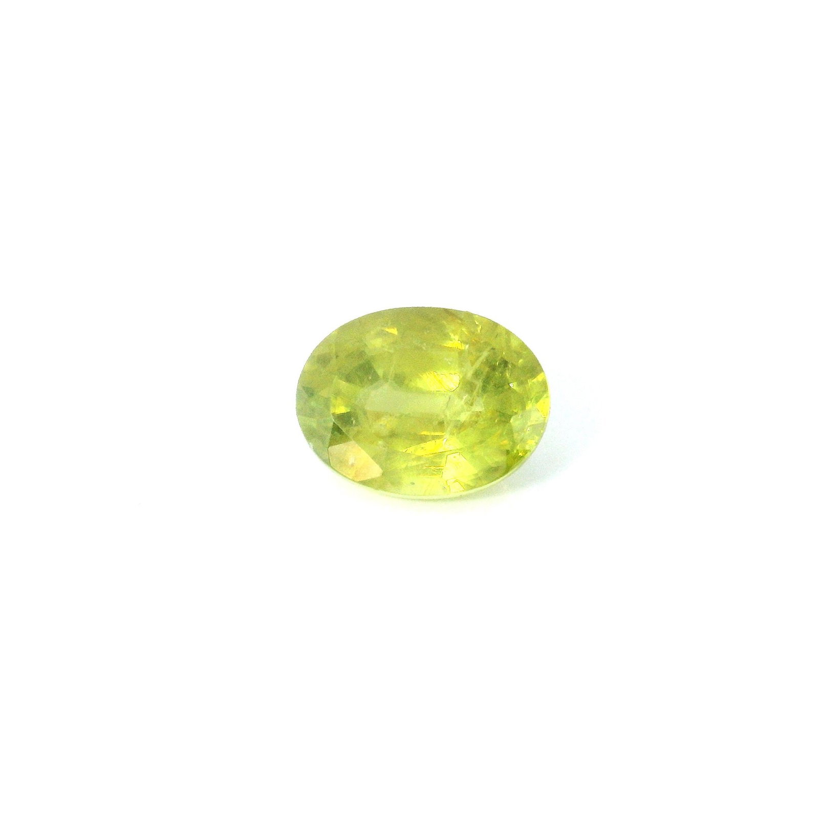 Loose Sphene Gemstone - GSI Oval 1.57ct Yellow SI: Loose Sphene Gemstone - GSI Oval 1.57ct Yellow SI This listing features Loose Sphene Gemstone - GSI Oval 1.57ct Yellow SI. Item specifics are provided below. Item Specifics: Type: Sphene Carat: 1.57 C