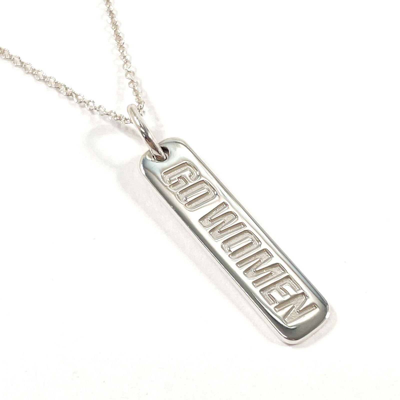 Women's - TIFFANY & Co. Tiffany GO WOMEN 2012 Necklace - 925 Sterling Silver: Women's - TIFFANY & Co. Tiffany GO WOMEN 2012 Necklace - 925 Sterling Silver This listing features Women's - TIFFANY & Co. Tiffany GO WOMEN 2012 Necklace - 925 Sterling Silver. Item specifics are prov