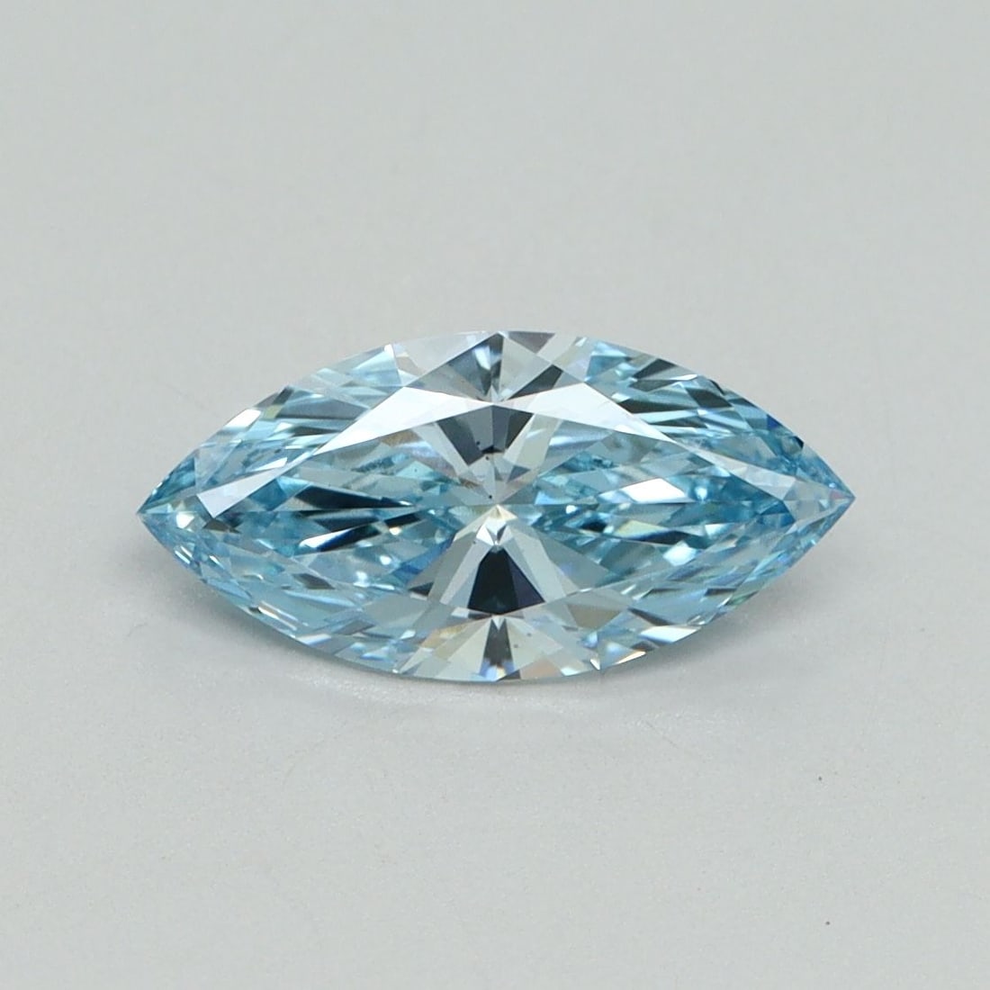 Loose Lab Diamond - IGI Marquise 1.0ct Fancy Vivid Blue VS1 (1 of 1)