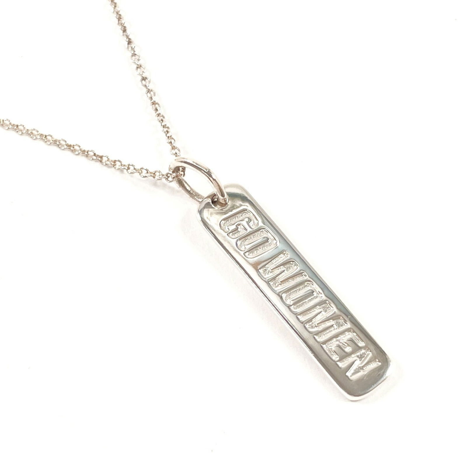 Women's - TIFFANY & Co. Tiffany GO WOMEN 2012 Necklace - 925 Sterling Silver: Women's - TIFFANY & Co. Tiffany GO WOMEN 2012 Necklace - 925 Sterling Silver This listing features Women's - TIFFANY & Co. Tiffany GO WOMEN 2012 Necklace - 925 Sterling Silver. Item specifics are prov