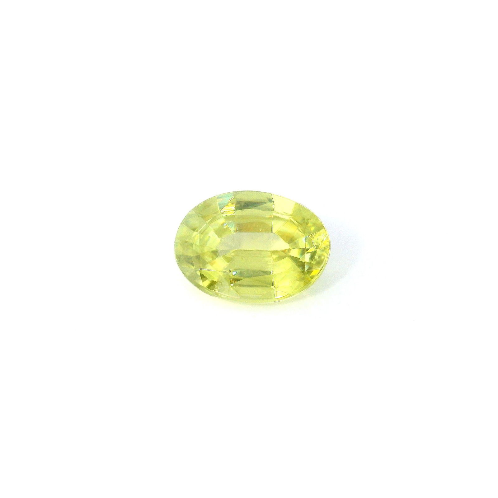 Loose Sphene Gemstone - GSI Oval 1.22ct Yellow EC (1 of 1)