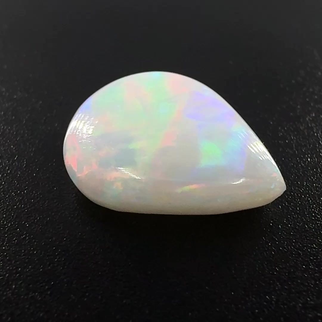 Loose Opal Gemstone - Pear 3.55ct White EC (1 of 1)