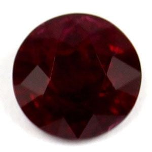 Loose Ruby Gemstone - GIA Round 1.25ct Red SI (1 of 1)