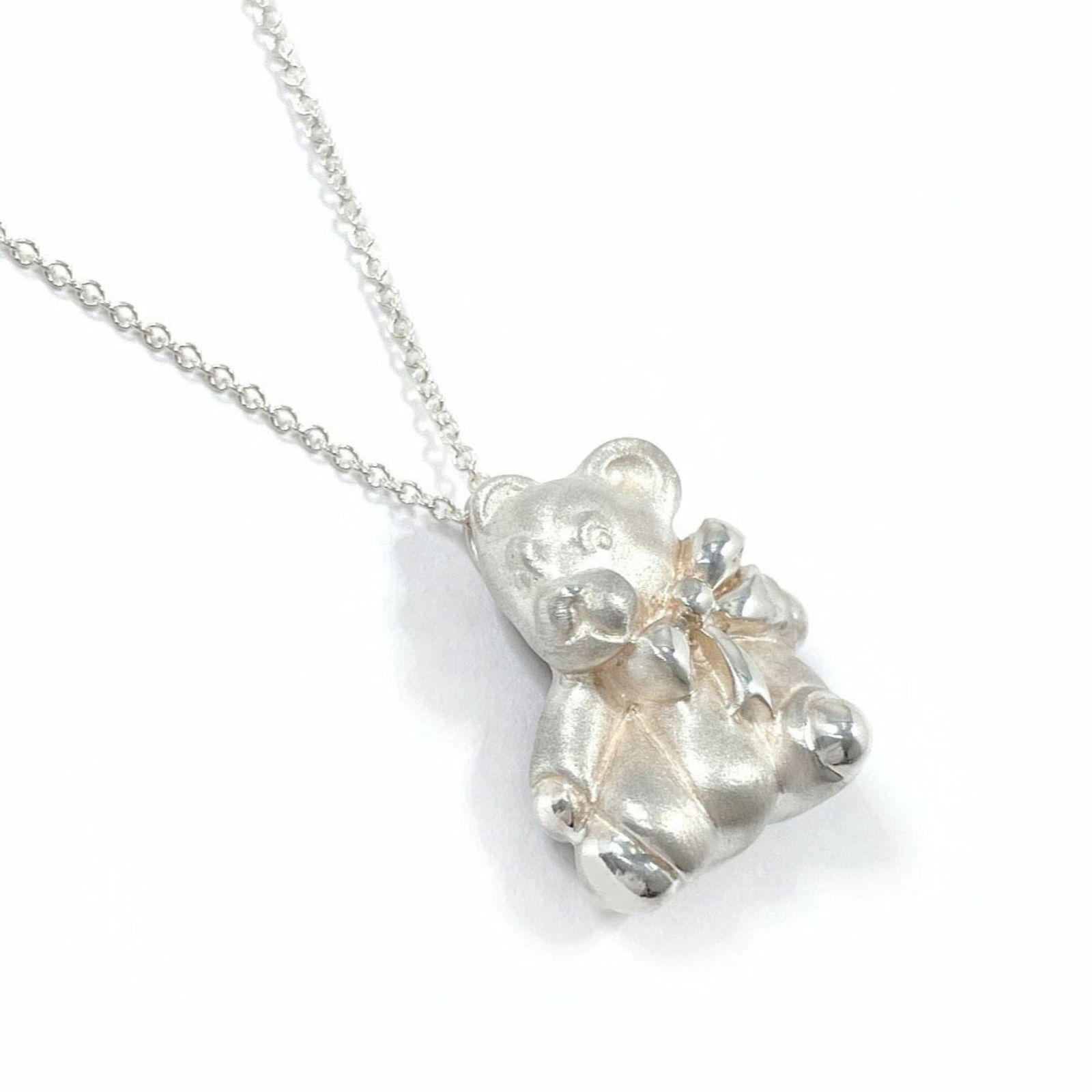 Women's - TIFFANY & Co. Tiffany Teddy Bear Necklace - 925 Sterling Silver: Women's - TIFFANY & Co. Tiffany Teddy Bear Necklace - 925 Sterling Silver This listing features Women's - TIFFANY & Co. Tiffany Teddy Bear Necklace - 925 Sterling Silver. Item specifics are provided b