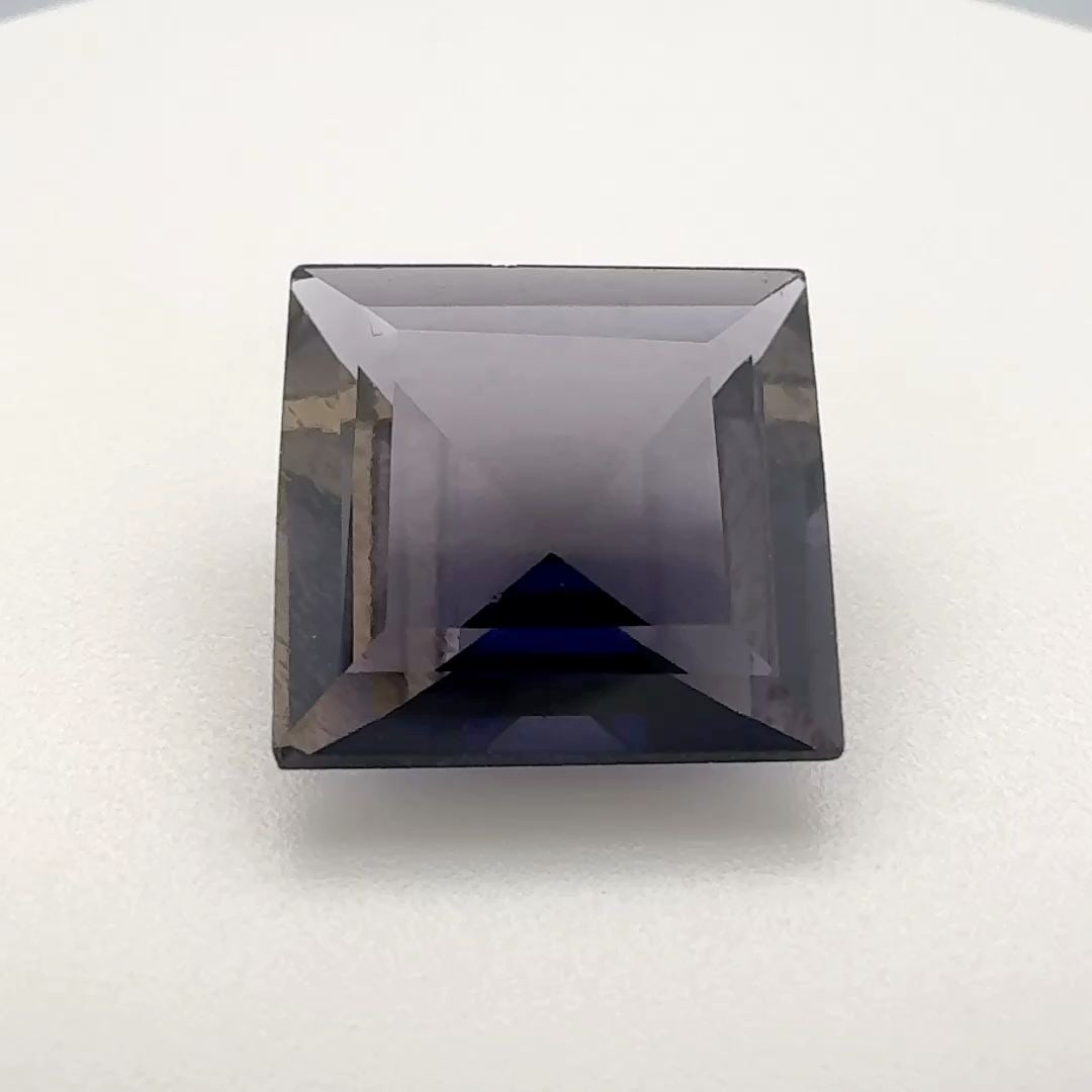 Loose Iolite Gemstone - Square 3.68ct Blue EC (1 of 1)