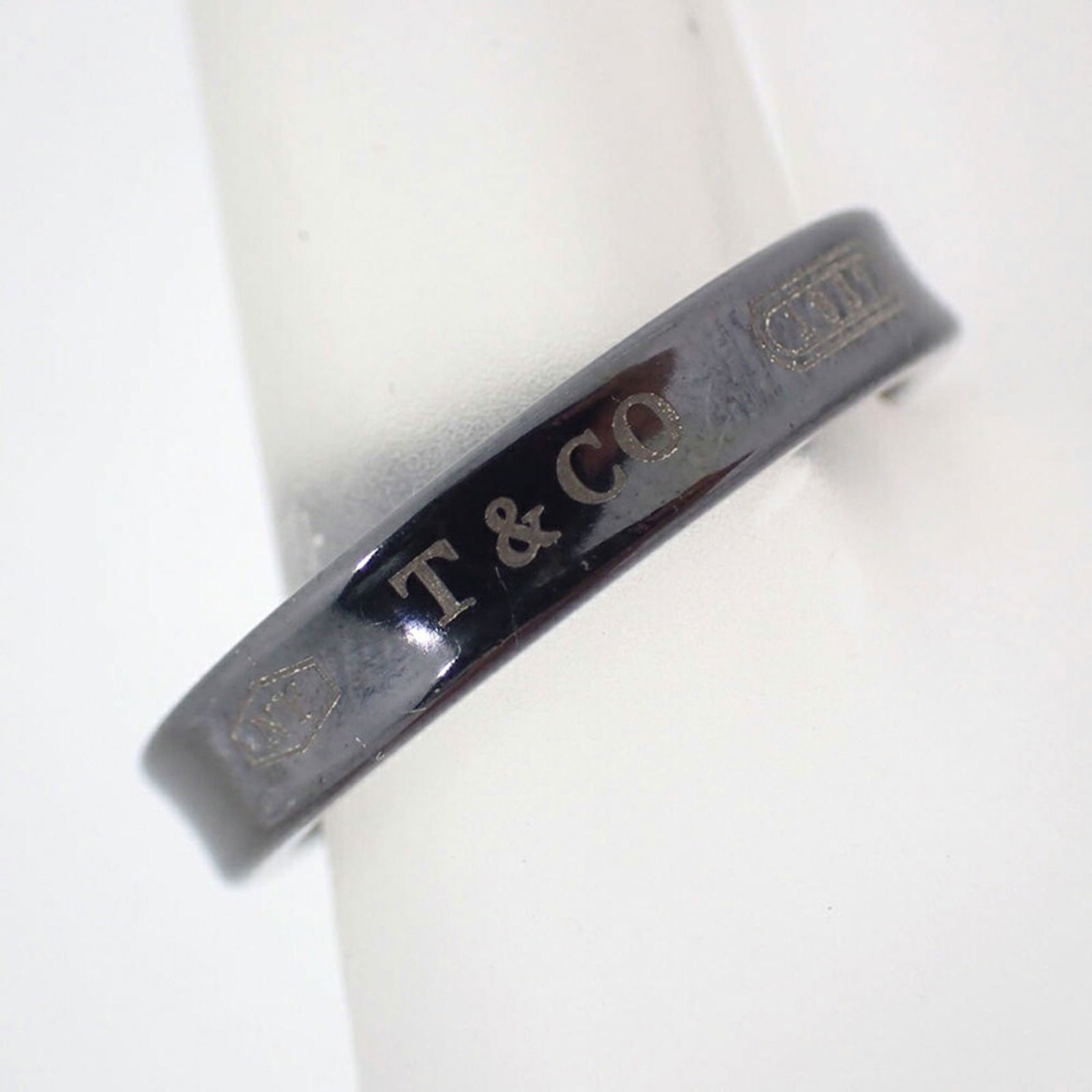 Titanium Tiffany Band Ring - 5