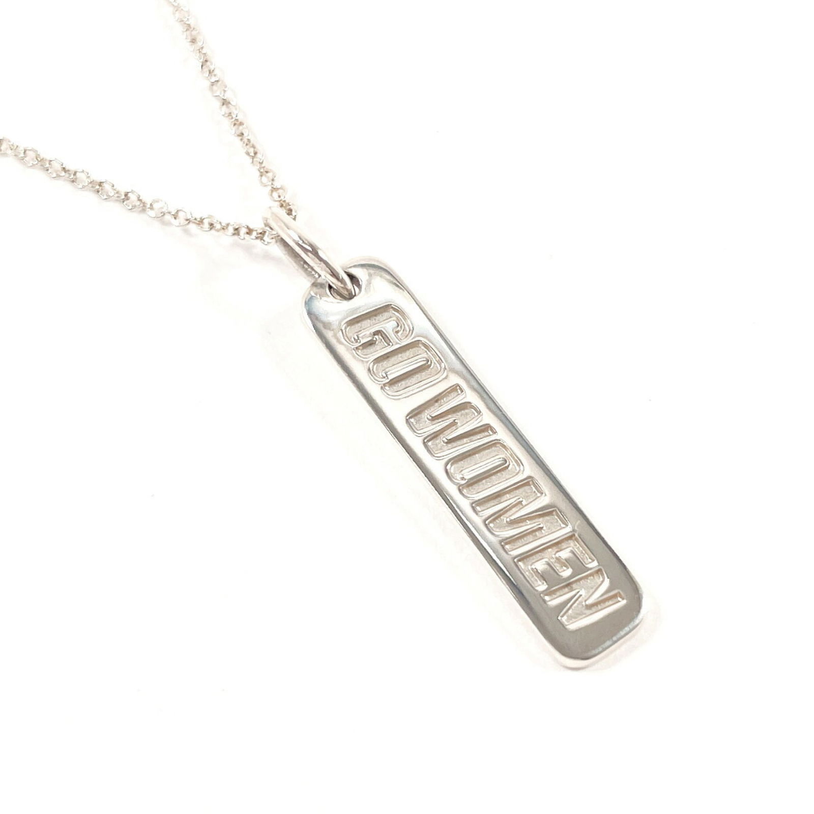 Women's - TIFFANY & Co. Tiffany GO WOMEN 2012 Necklace - 925 Sterling Silver: Women's - TIFFANY & Co. Tiffany GO WOMEN 2012 Necklace - 925 Sterling Silver This listing features Women's - TIFFANY & Co. Tiffany GO WOMEN 2012 Necklace - 925 Sterling Silver. Item specifics are prov