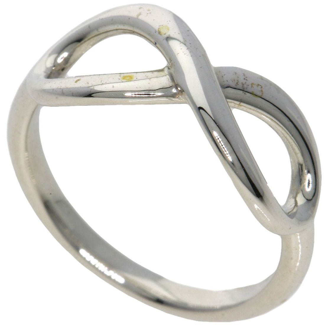 Silver TIFFANY&Co. Infinity Ring: Silver TIFFANY&Co. Infinity Ring This listing features Silver TIFFANY&Co. Infinity Ring. Item specifics are provided below. Item Specifics: Brand: TIFFANY&Co. Style: Ring Material: Silver Metal: SV Ri