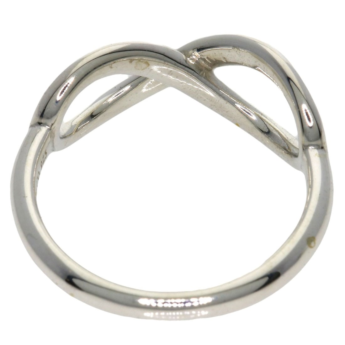 Silver TIFFANY&Co. Infinity Ring - 4