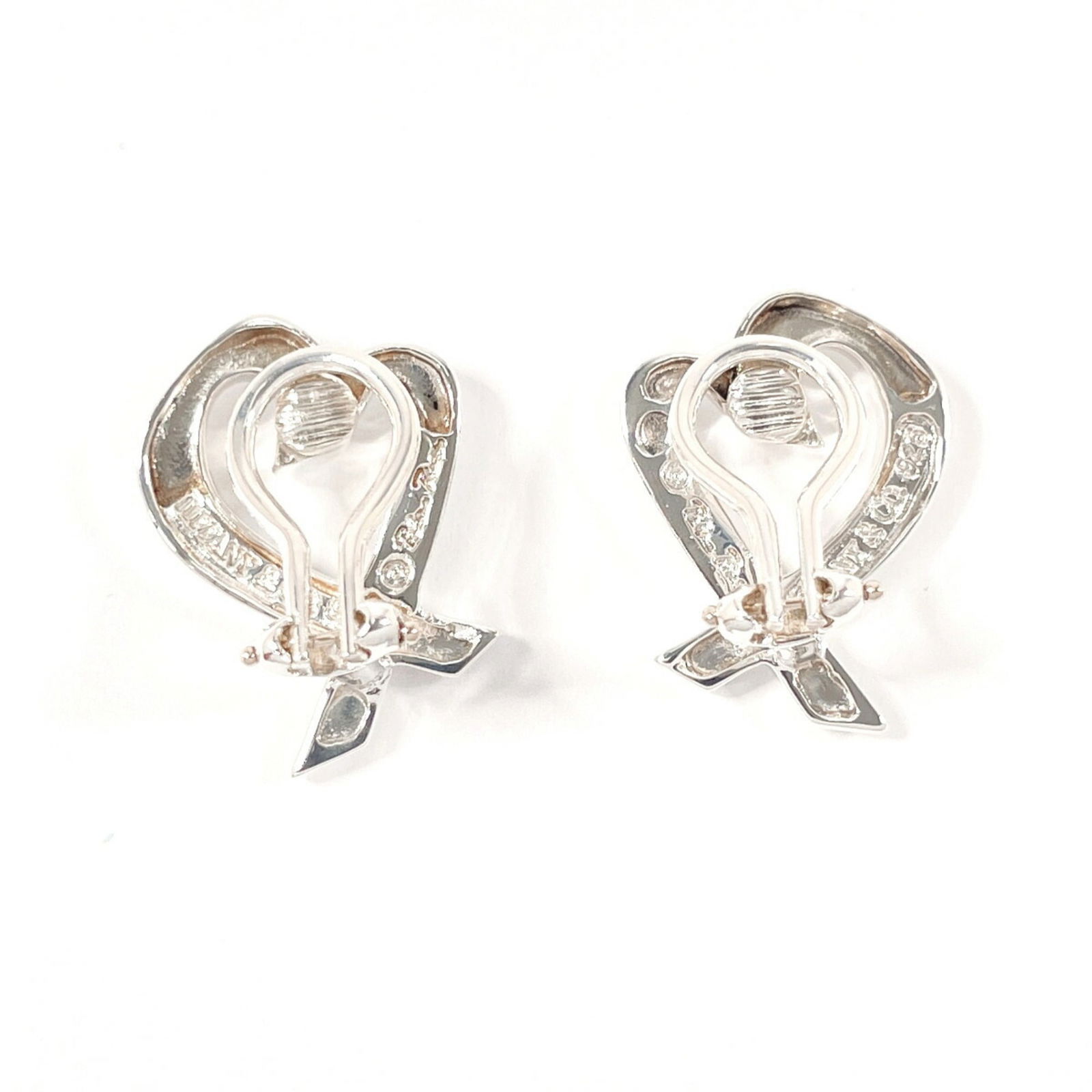 925 Tiffany Clip Earrings Silver - 2