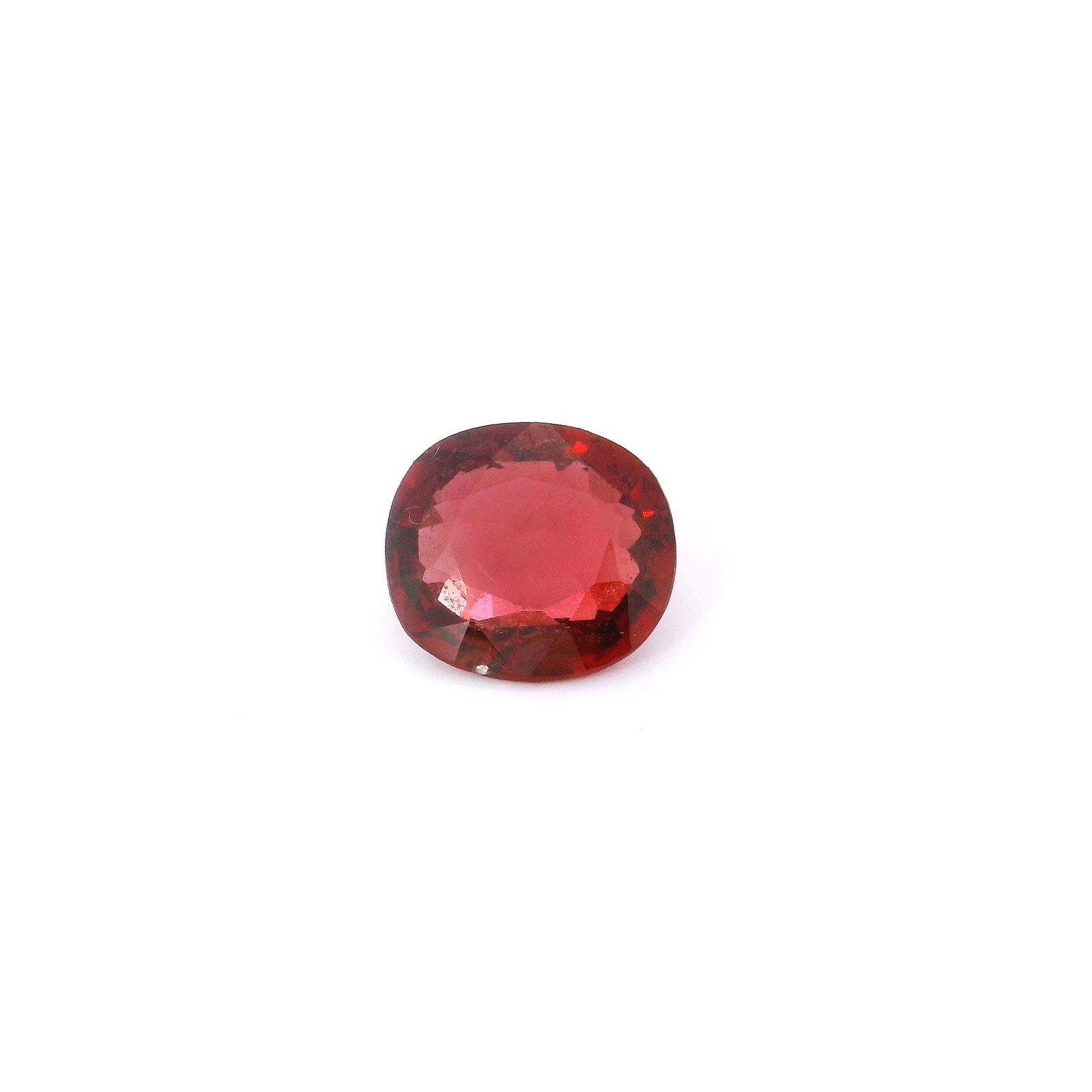 Loose Spinel Gemstone - GSI Cushion 1.04ct Red EC (1 of 1)