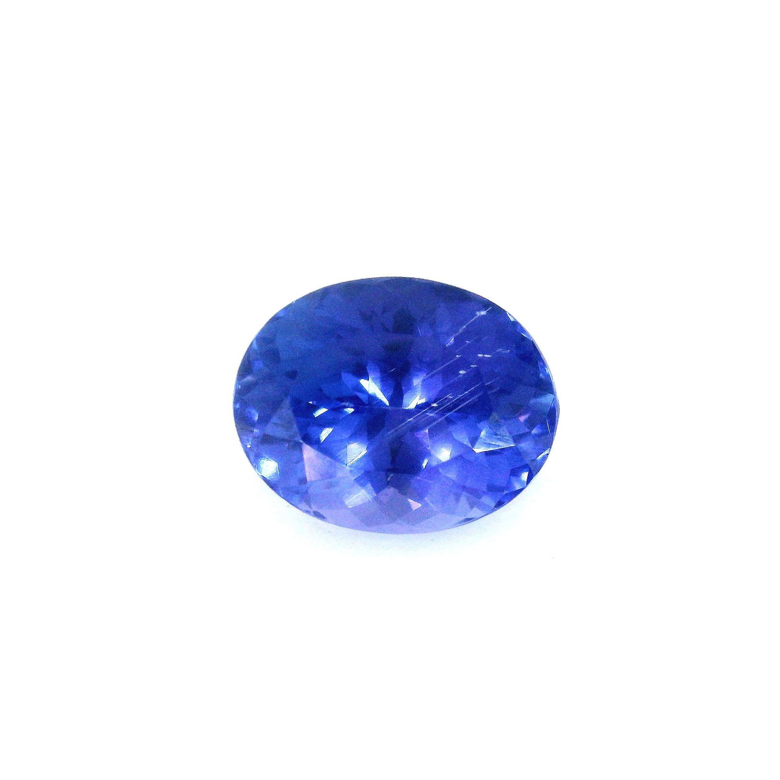Loose Tanzanite Gemstone - GSI Oval 3.53ct Blue EC (1 of 1)