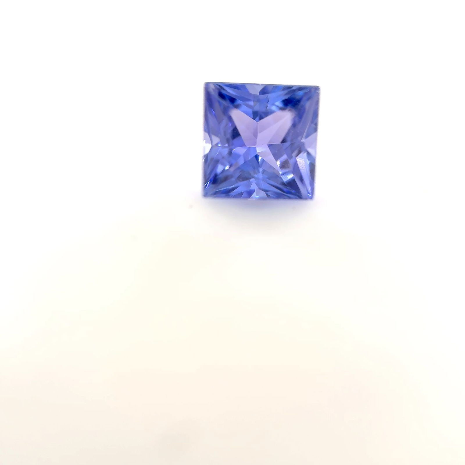 Loose Tanzanite Gemstone - Princess 1.51ct Blue EC (1 of 1)