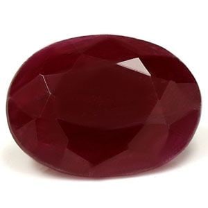Loose Ruby Gemstone - Oval 1.52ct Red SI (1 of 1)