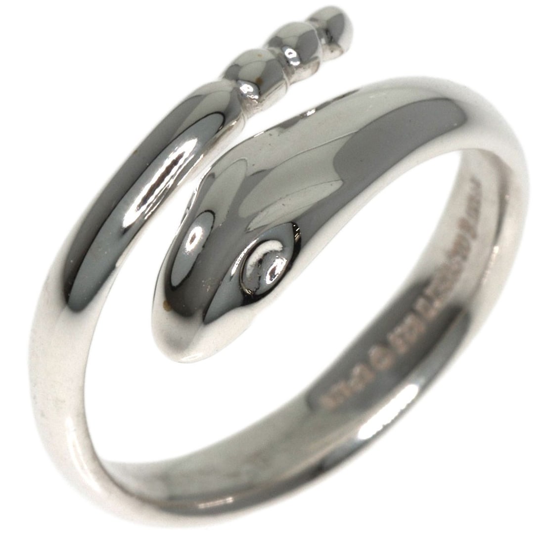 Silver TIFFANY&Co. snake Ring - 2