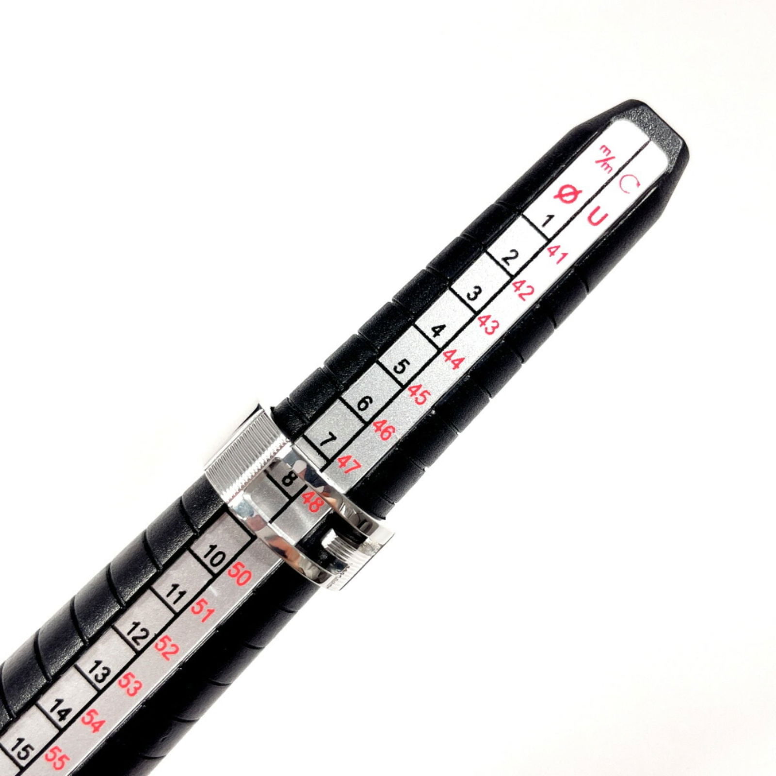 Silver Gucci Band Ring - 6