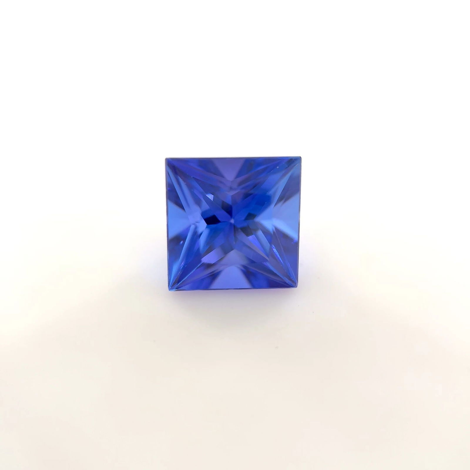 Loose Tanzanite Gemstone - Princess 2.63ct Blue EC (1 of 1)