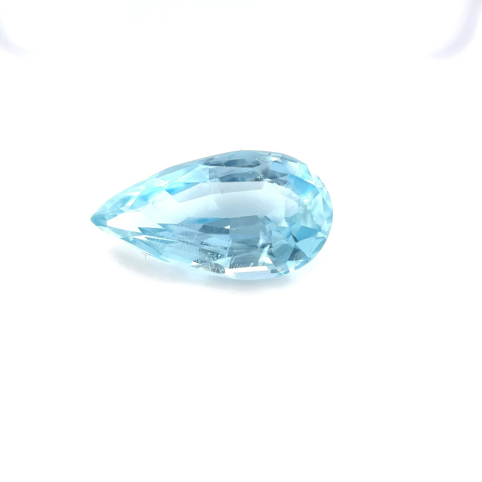 Loose Aquamarine Gemstone - Pear 4.67ct Blue EC (1 of 1)