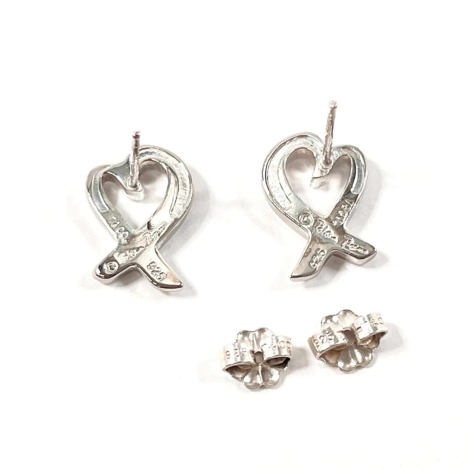 925 Tiffany Stud Earrings Silver - 2